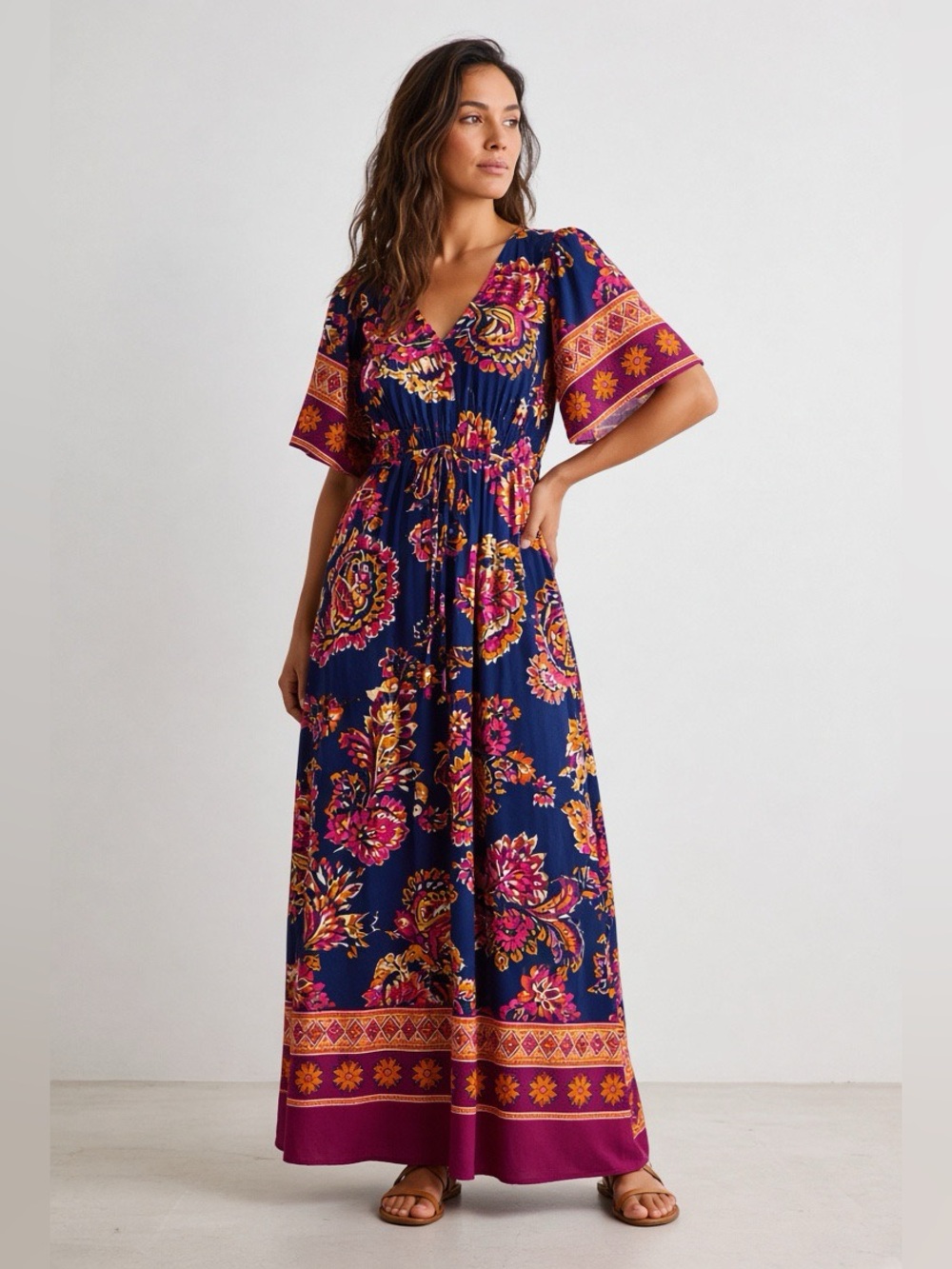Maxi - Stella Royal Mindi Dress - Women’s Maxi Dress